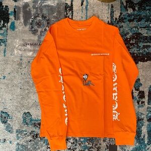 Orange Chrome hearts Longsleeve